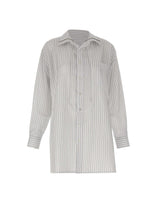 Camicia over in cotone con zip S52DT0066 M36012001F MM6 MAISON MARGIELA 