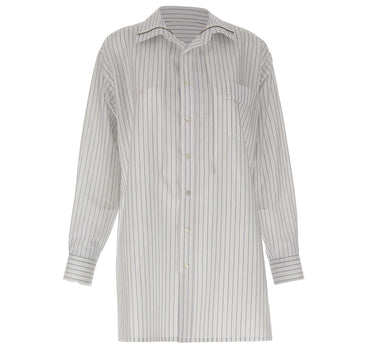 Camicia over in cotone con zip S52DT0066 M36012001F MM6 MAISON MARGIELA 