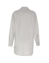 Camicia over in cotone con zip S52DT0066 M36012001F MM6 MAISON MARGIELA 