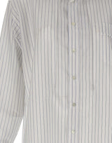 Camicia over in cotone con zip S52DT0066 M36012001F MM6 MAISON MARGIELA 