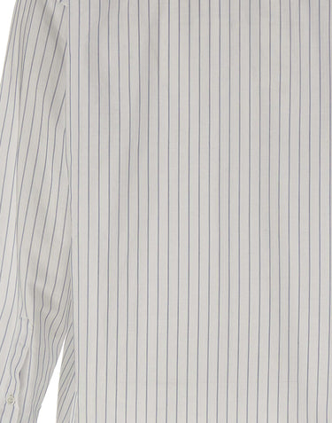 Camicia over in cotone con zip S52DT0066 M36012001F MM6 MAISON MARGIELA 