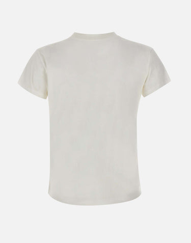 MM6 MAISON MARGIELA T-shirt in cotone "Numeric" WHITE Donna 