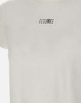 MM6 MAISON MARGIELA T-shirt in cotone "Numeric" WHITE Donna 