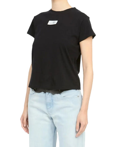 T-shirt in cotone "Numeric" S52GC0327 M20170900 MM6 MAISON MARGIELA 