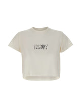 T-shirt crop con Numeric logo S52GC0369 M20258101 MM6 MAISON MARGIELA 