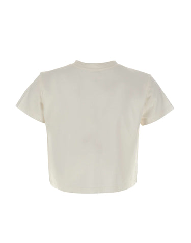 T-shirt crop con Numeric logo S52GC0369 M20258101 MM6 MAISON MARGIELA 