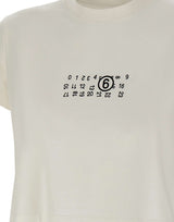 T-shirt crop con Numeric logo S52GC0369 M20258101 MM6 MAISON MARGIELA 