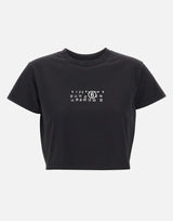 T-shirt crop con Numeric logo S52GC0369 M20258900 MM6 MAISON MARGIELA 