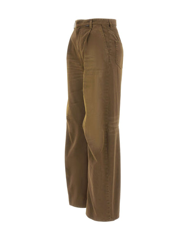Pantaloni in cotone a gamba larga S52LA0269 M35435137 MM6 MAISON MARGIELA 