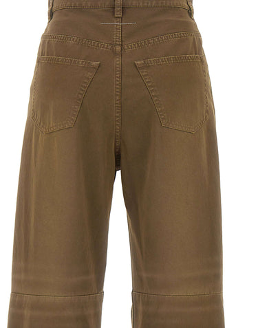 Pantaloni in cotone a gamba larga S52LA0269 M35435137 MM6 MAISON MARGIELA 
