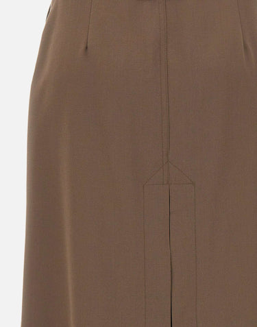 Gonna a portafoglio in misto lana S52ME0035 M35436123 MM6 MAISON MARGIELA 