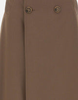 Gonna a portafoglio in misto lana S52ME0035 M35436123 MM6 MAISON MARGIELA 
