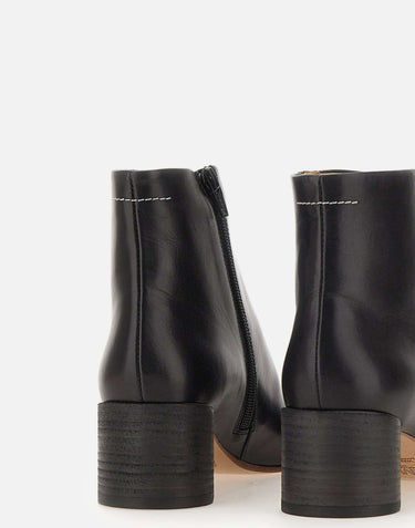 MM6 MAISON MARGIELA Stivaletti in nappa BLACK Donna 