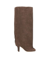 Stivali in suede con punta Anatomic S59WW0123 P6385T2154 MM6 MAISON MARGIELA 