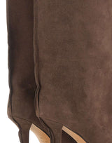 Stivali in suede con punta Anatomic S59WW0123 P6385T2154 MM6 MAISON MARGIELA 