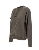 MM6 MAISON MARGIELA Felpa con dettaglio trompe l'oeil GREY Donna 
