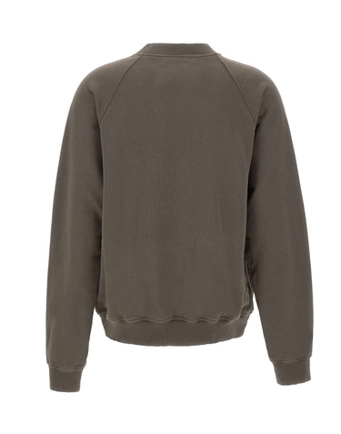 MM6 MAISON MARGIELA Felpa con dettaglio trompe l'oeil GREY Donna 