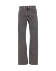 MM6 MAISON MARGIELA Jeans effetto macchiato GREY Donna 