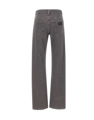 MM6 MAISON MARGIELA Jeans effetto macchiato GREY Donna 