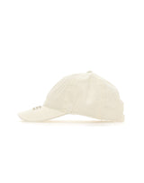 MM6 MAISON MARGIELA Cappello da baseball in cotone WHITE Donna 
