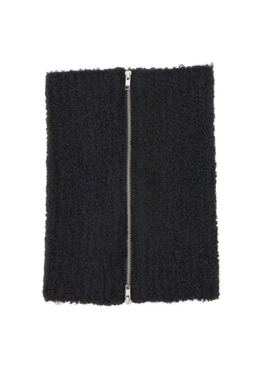MM6 MAISON MARGIELA Scaldacollo con zip BLACK Donna 