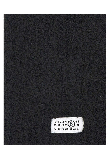 MM6 MAISON MARGIELA Scaldacollo con zip BLACK Donna 
