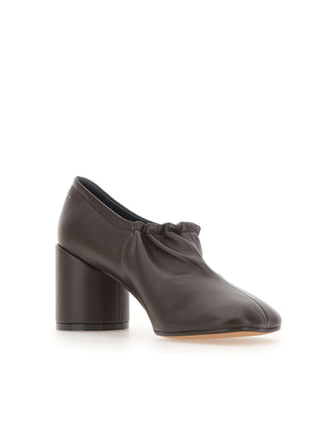 MM6 MAISON MARGIELA Décolleté elasticizzate"Anatomic" BROWN Donna 