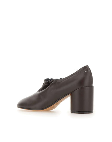 MM6 MAISON MARGIELA Décolleté elasticizzate"Anatomic" BROWN Donna 