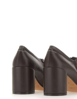 MM6 MAISON MARGIELA Décolleté elasticizzate"Anatomic" BROWN Donna 