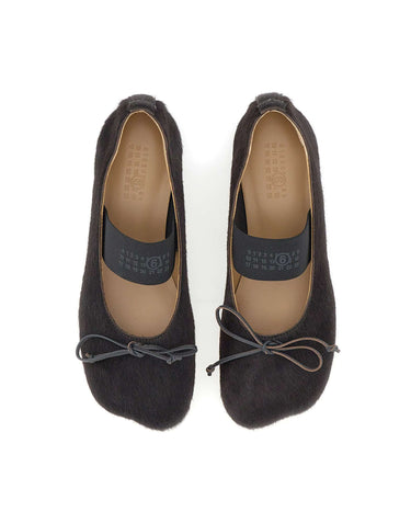 MM6 MAISON MARGIELA Ballerine "Anatomic" BROWN Donna 