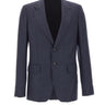 MM6 MAISON MARGIELA Blazer in lana con orli sfrangiati BLUE Uomo 