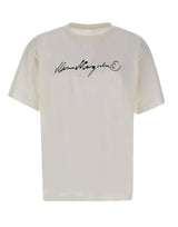 MM6 MAISON MARGIELA T-shirt con firma Margiela WHITE Uomo 