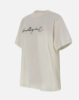 MM6 MAISON MARGIELA T-shirt con firma Margiela WHITE Uomo 