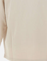 MM6 MAISON MARGIELA Felpa con stampa logo BEIGE Uomo 