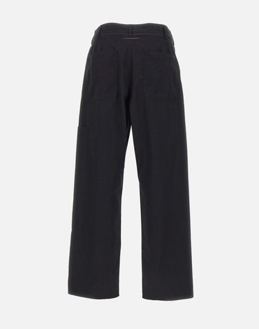 Pantaloni in twill di cotone SH0KA0046 M36019900 MM6 MAISON MARGIELA 