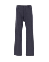 MM6 MAISON MARGIELA Pantaloni in lana con orli sfrangiati BLUE Uomo 