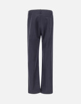 MM6 MAISON MARGIELA Pantaloni in lana con orli sfrangiati BLUE Uomo 