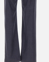 MM6 MAISON MARGIELA Pantaloni in lana con orli sfrangiati BLUE Uomo 