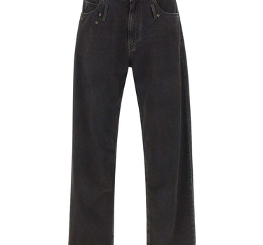 MM6 MAISON MARGIELA Jeans a gamba dritta BLACK Uomo 