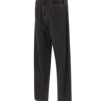 MM6 MAISON MARGIELA Jeans a gamba dritta BLACK Uomo 