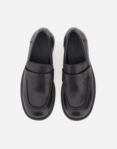 MM6 MAISON MARGIELA Mocassini biker da città BLACK Uomo 
