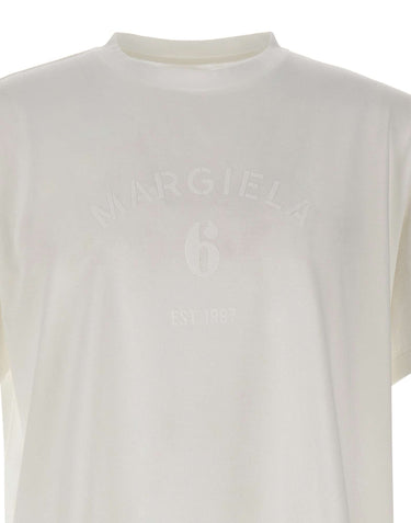 MM6 MAISON MARGIELA T-shirt con logo WHITE Uomo 