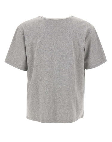 MM6 MAISON MARGIELA T-shirt con stampa cavalli GREY Uomo 