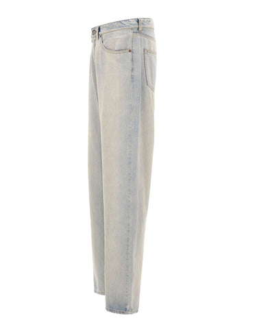 MM6 MAISON MARGIELA Jeans a gamba dritta Light Blue Uomo 