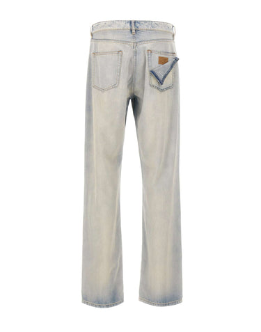 MM6 MAISON MARGIELA Jeans a gamba dritta Light Blue Uomo 