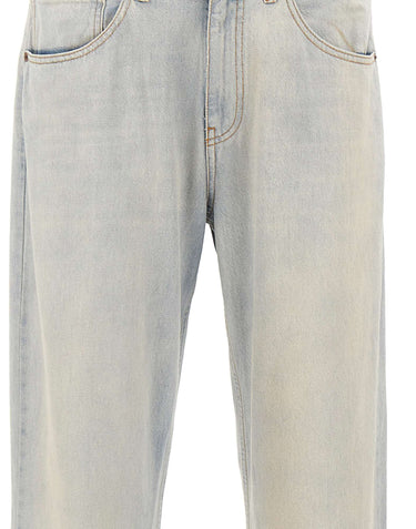 MM6 MAISON MARGIELA Jeans a gamba dritta Light Blue Uomo 