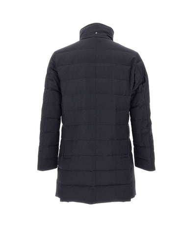MONTECORE Parka trapuntato in lana BLUE Uomo 
