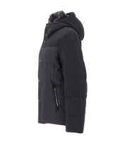 MONTECORE Piumino in lana con doppia texture GREY Uomo 