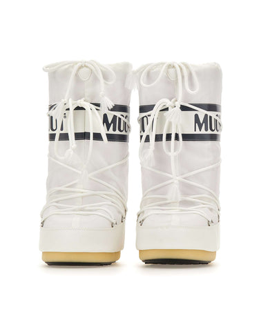 MOON BOOT Stivali "Icon nylon" WHITE Donna 