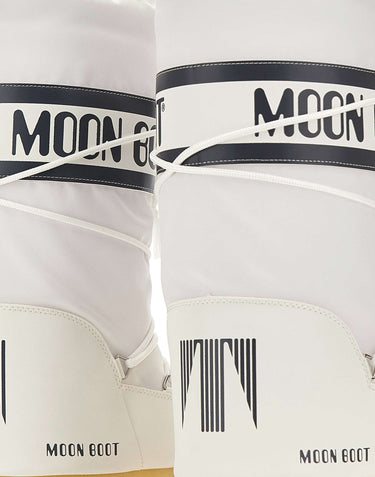 MOON BOOT Stivali "Icon nylon" WHITE Donna 